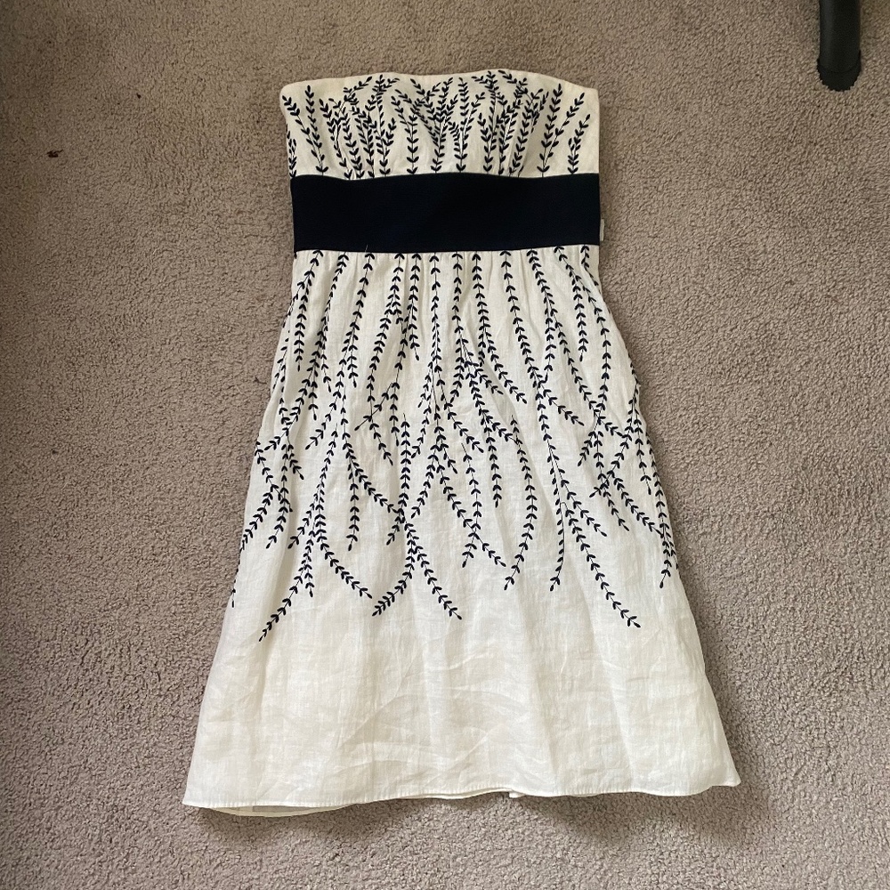 Embroidered Designer Ann Taylor dress